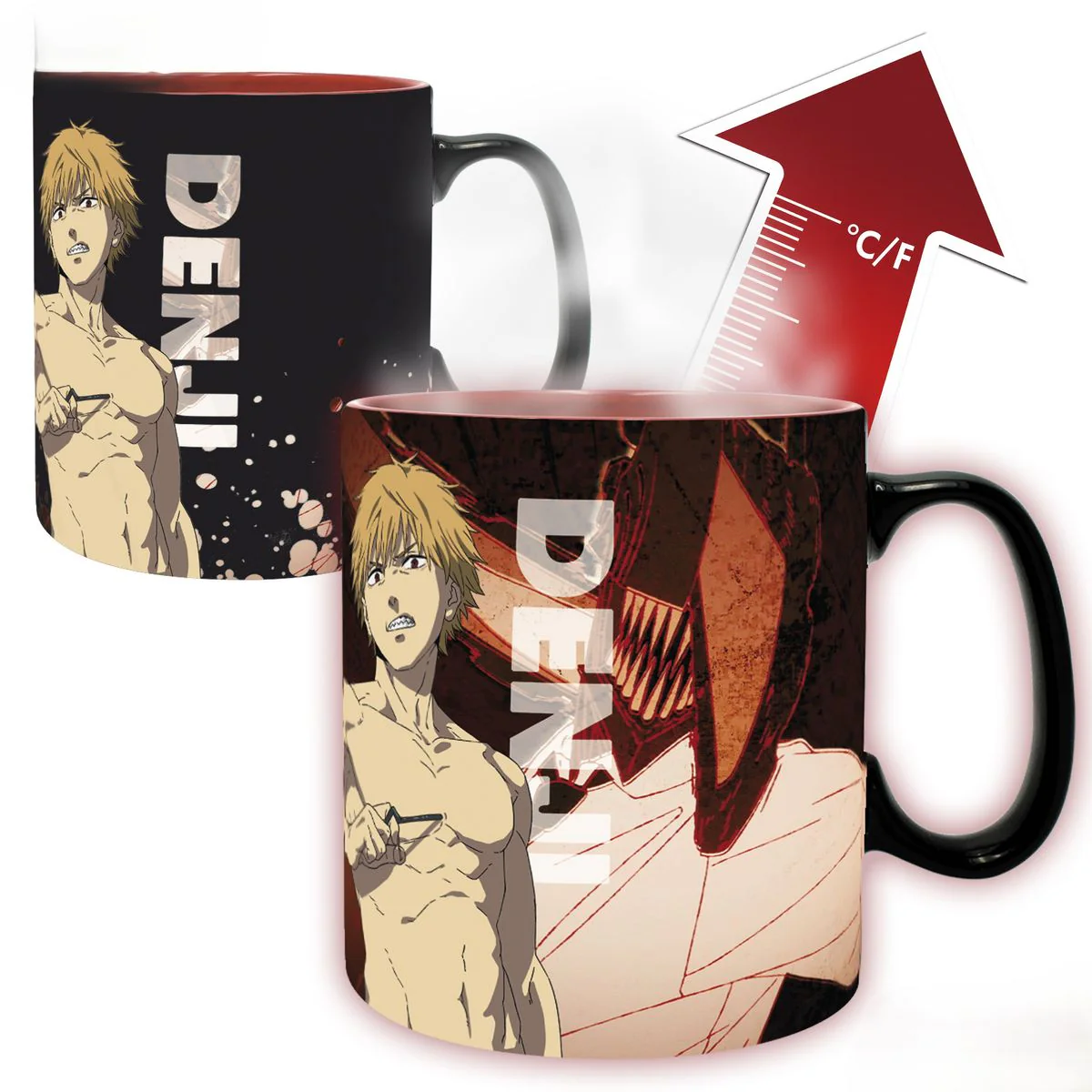 Chainsaw Man - Denji & Aki - Heat change -muki (XXL-kokoinen)