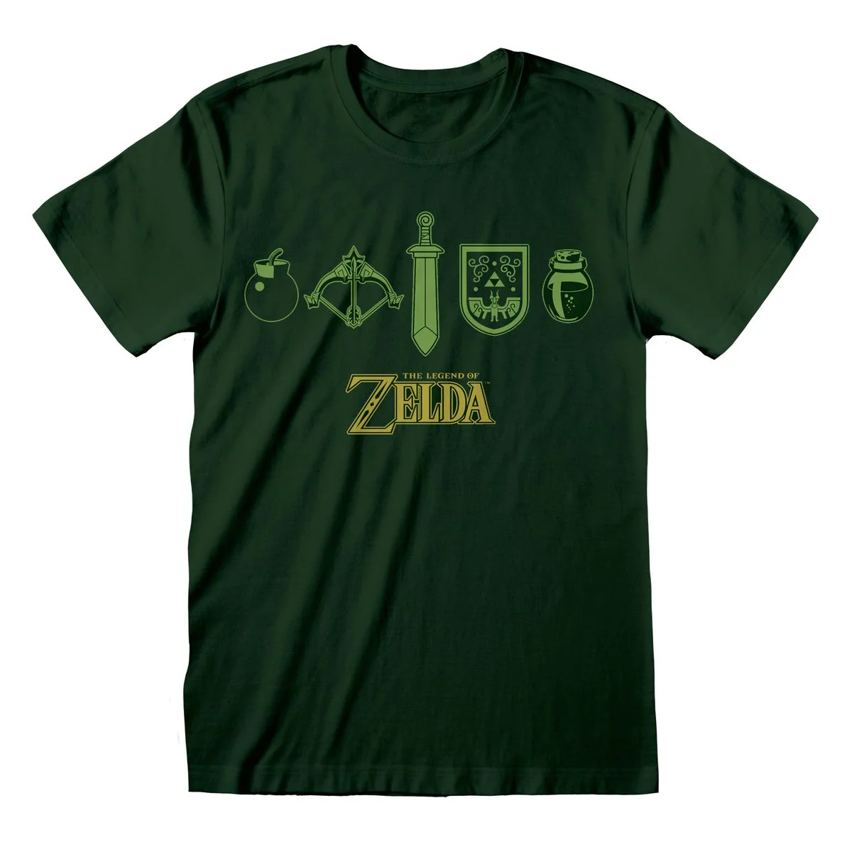The Legend of Zelda - Icons - T-paita