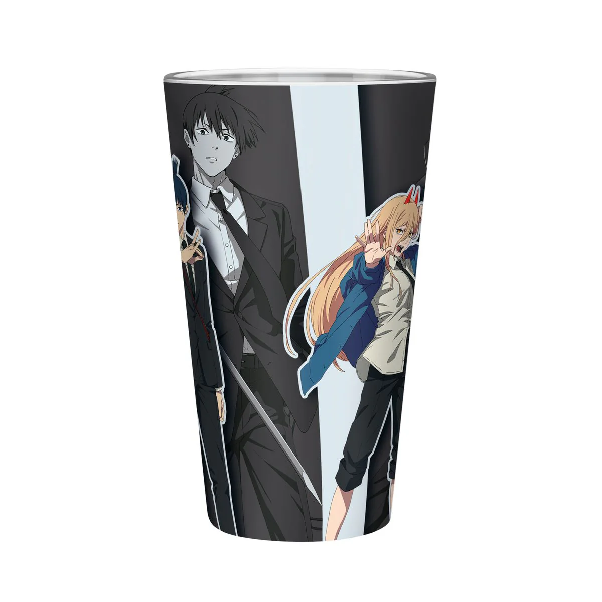 Chainsaw Man - Trio - Iso juomalasi (XXL-koko)