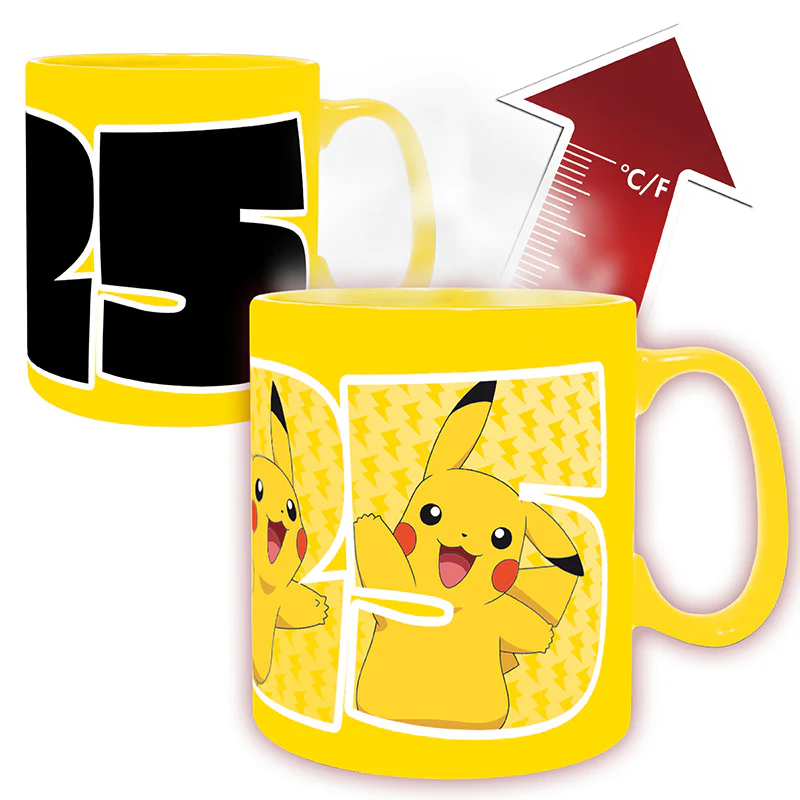 Pok��mon - Pikachu 25 - Iso Heat Change -muki (XXL-koko)