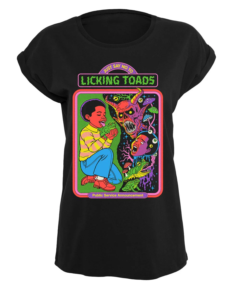 Steven Rhodes - Licking Toad - Naisten T-paita