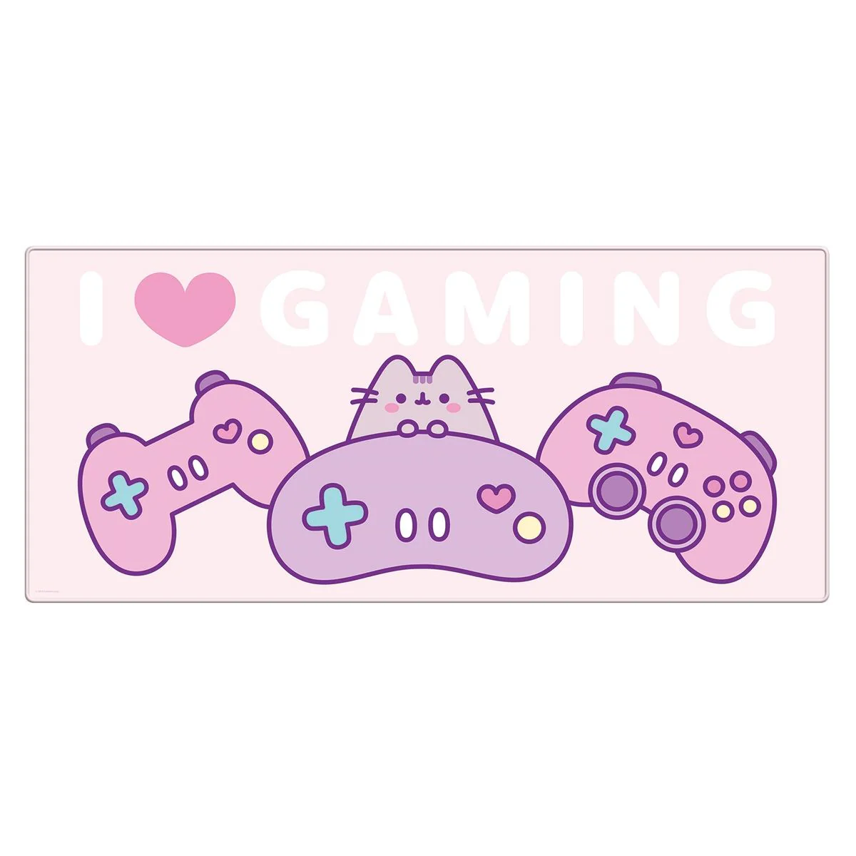 Pusheen - I Love Gaming - Iso hiirimatto (XL-koko)