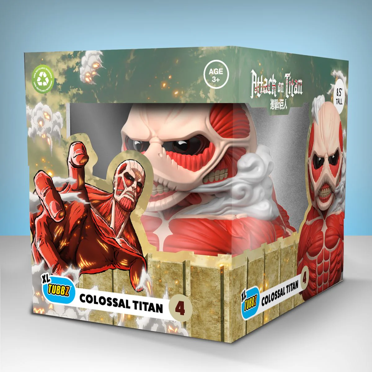 Attack on Titan - Colossal Titan - Iso kumiankka (XL-koko)