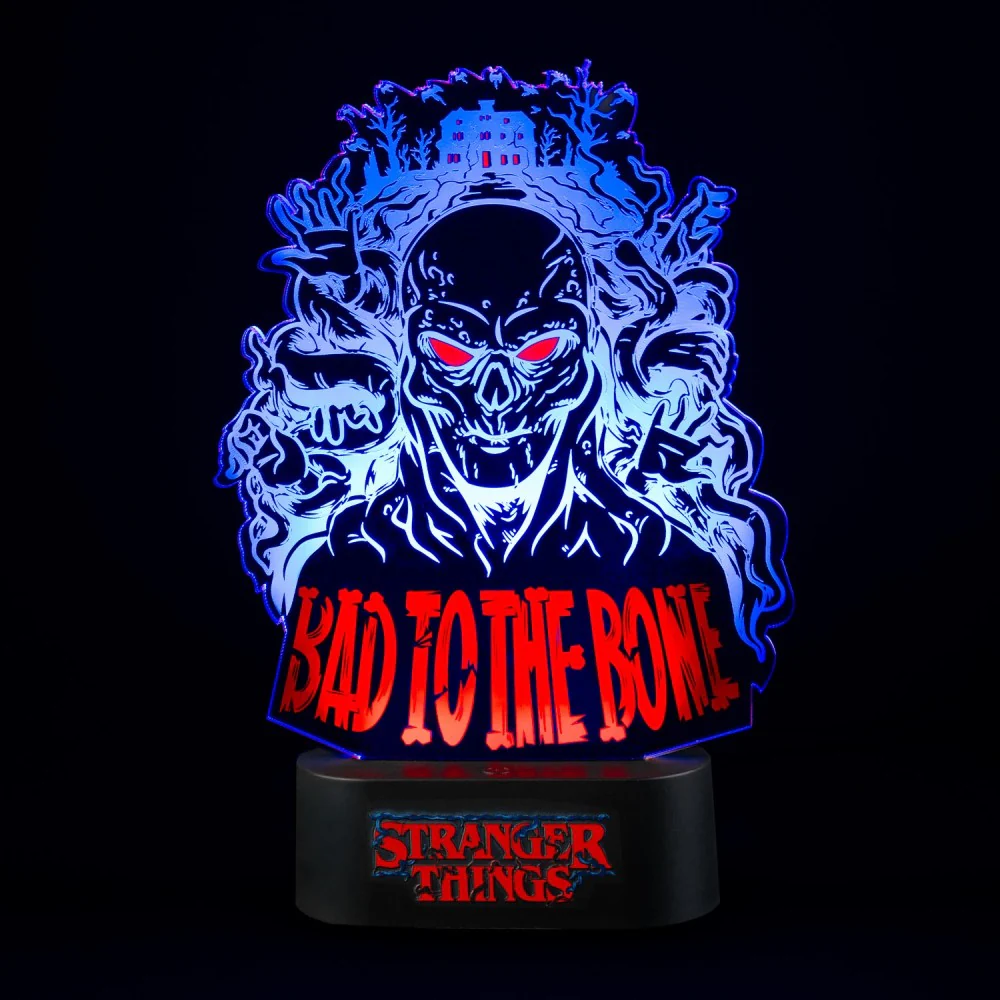 Stranger Things - Bad To The Bone - LED-valaisin (lamppu)
