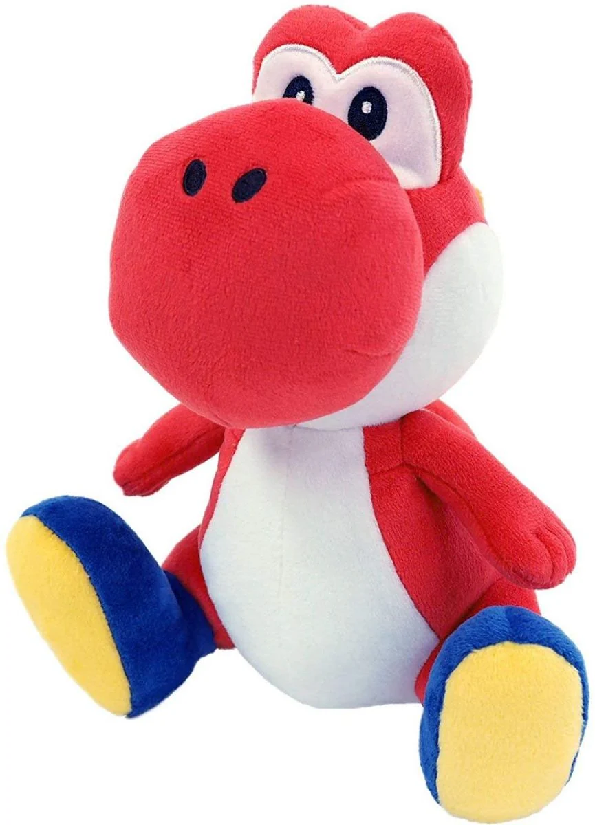 Super Mario - Red Yoshi - Pehmolelu