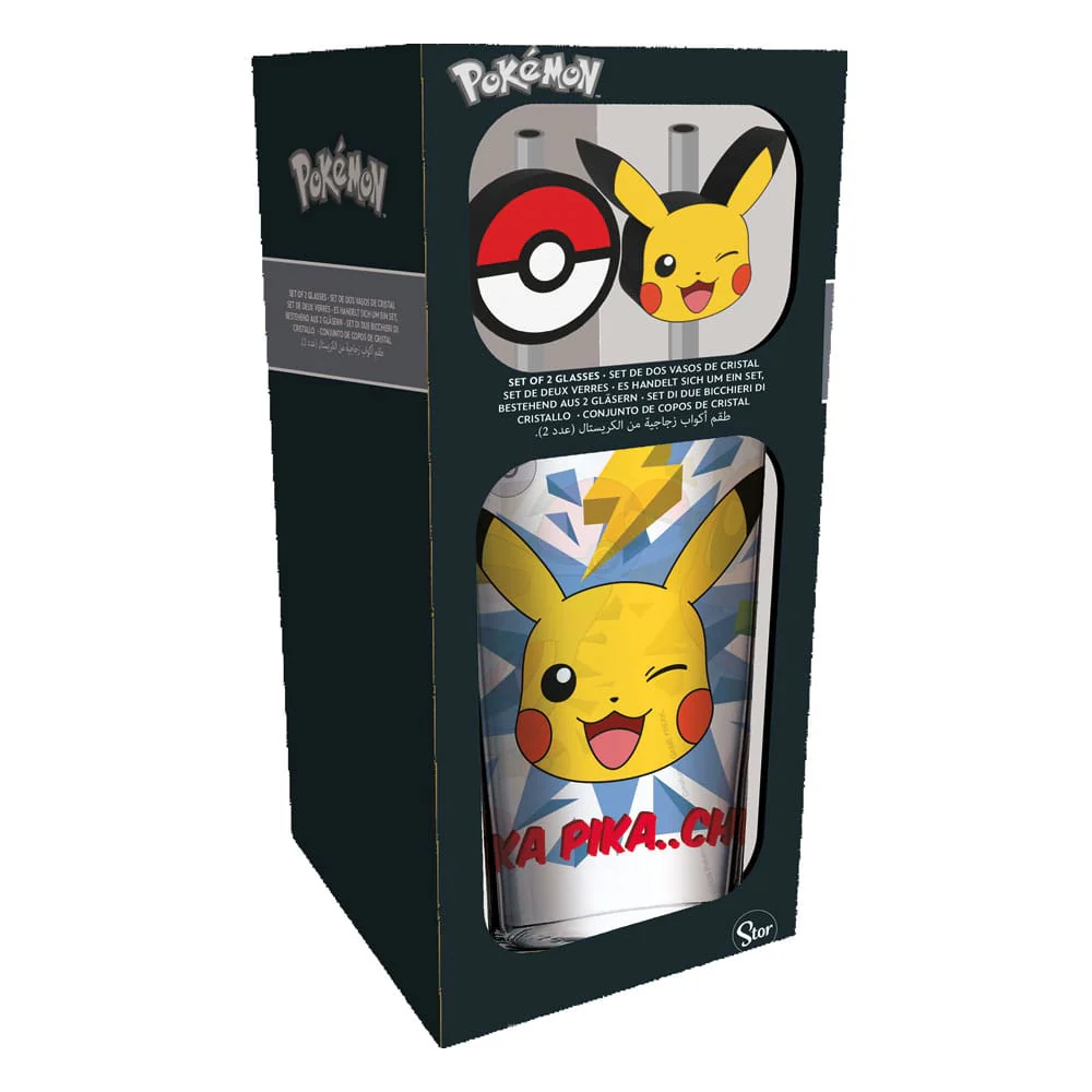 Pok��mon - Pikachu - Lasinen juomapullo (tumbler)