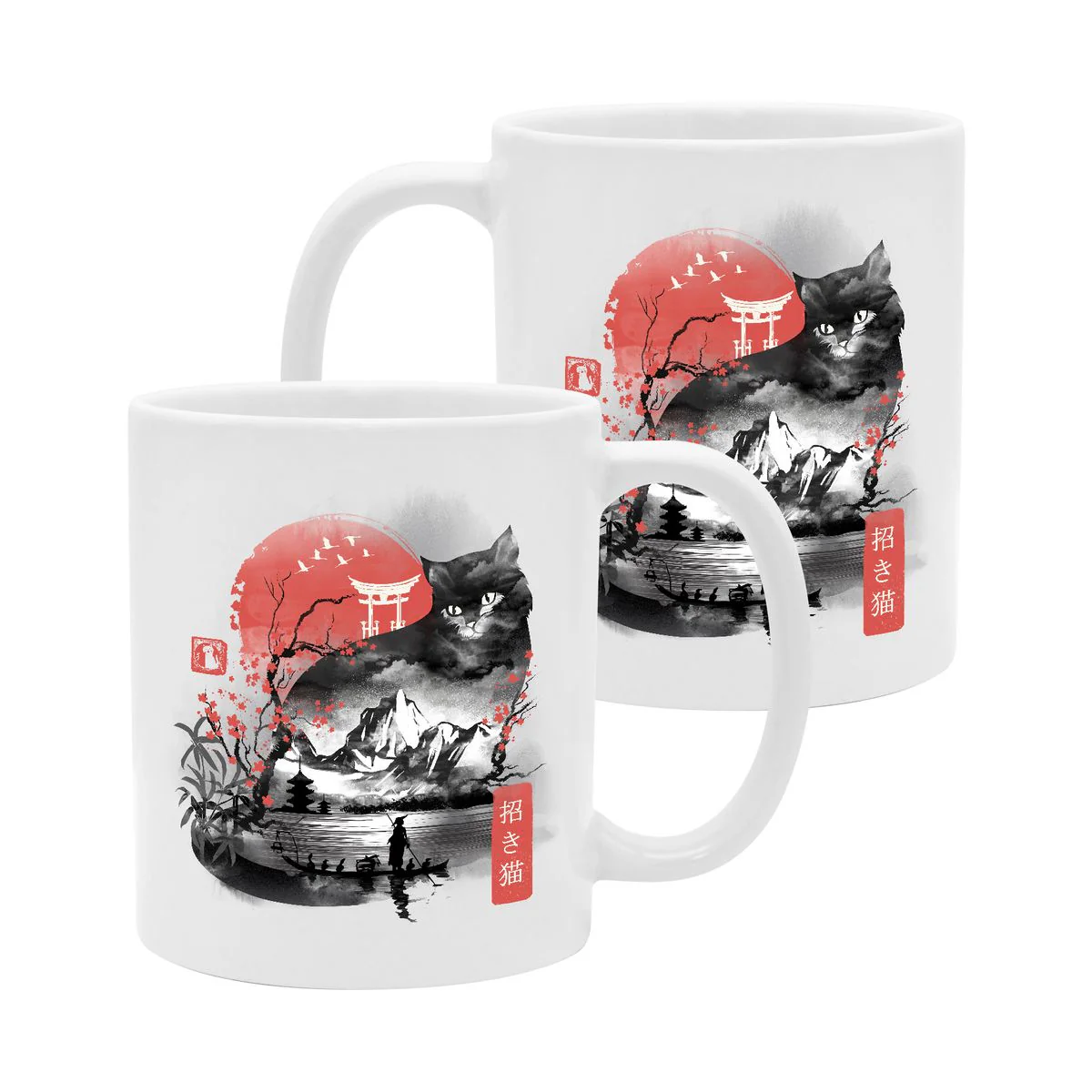 Dan Fajardo - Cherry Blossom Cat - Muki