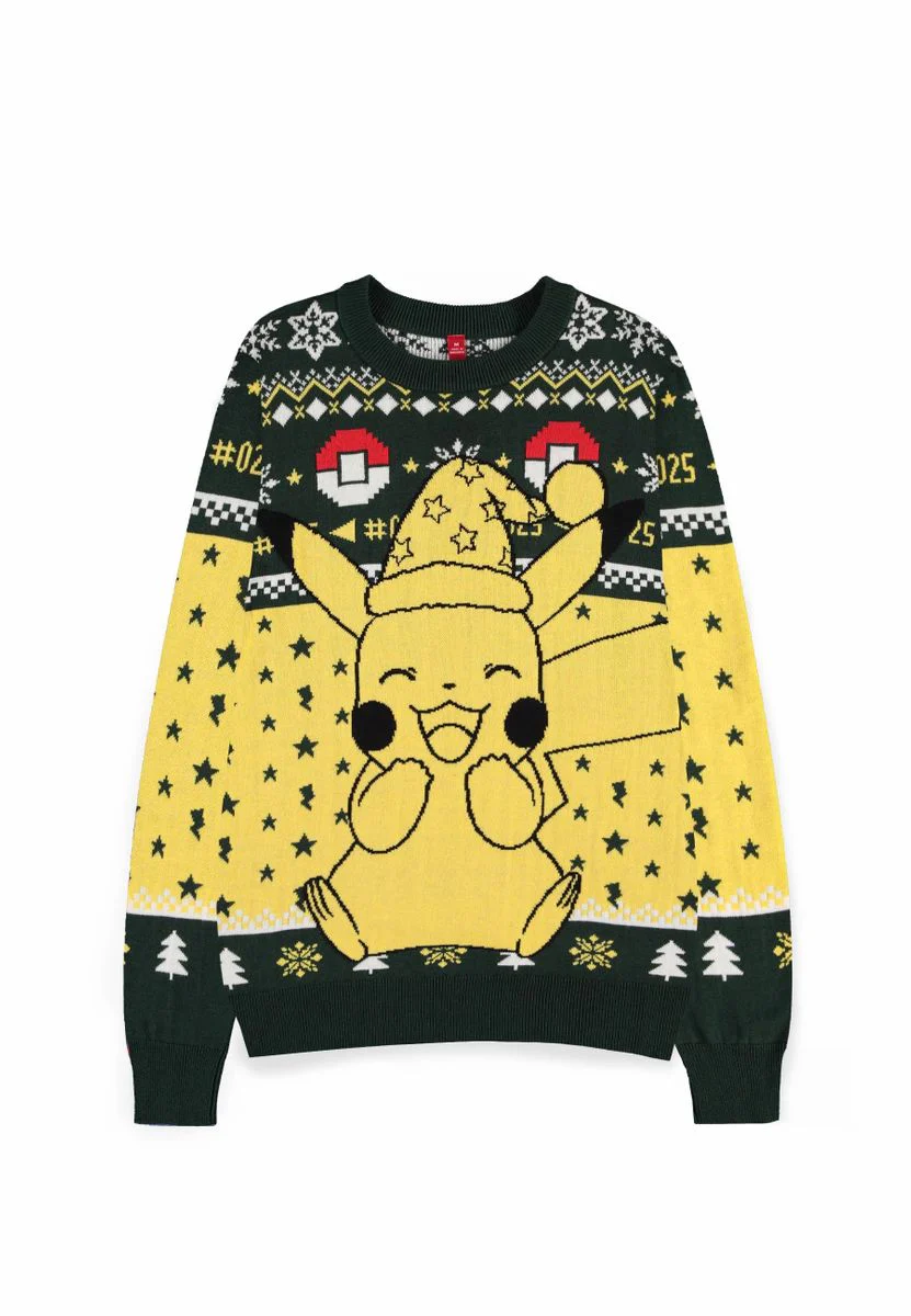 Pok��mon - Pikachu Christmas Spirit - Jouluneule / Joulupaita