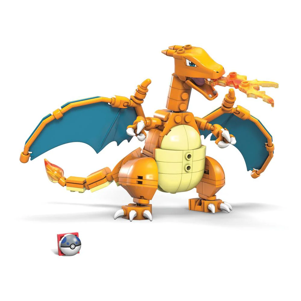 Pok��mon - Charizard - Mega Construx Wonder Builders Building Set (rakennussetti)