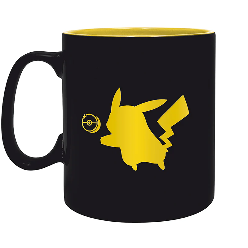Pok��mon - Pikachu Black Iconic - Iso muki (XL-kokoinen)