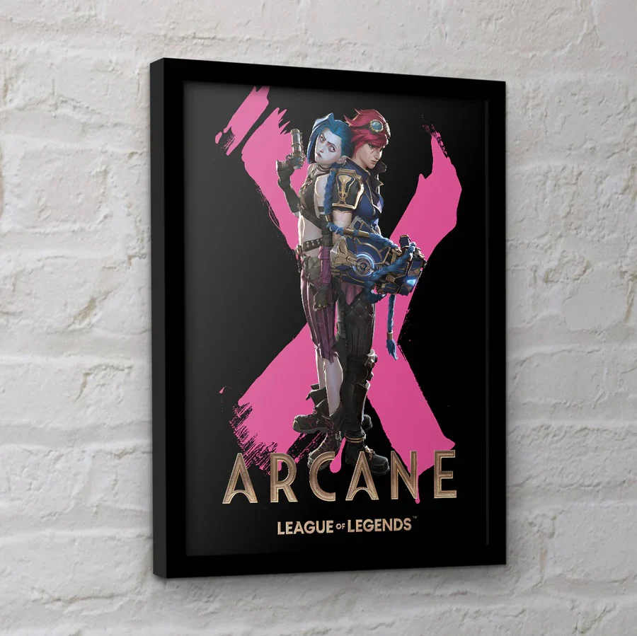 League of Legends - Arcane Duo - Kehystetty taidejuliste