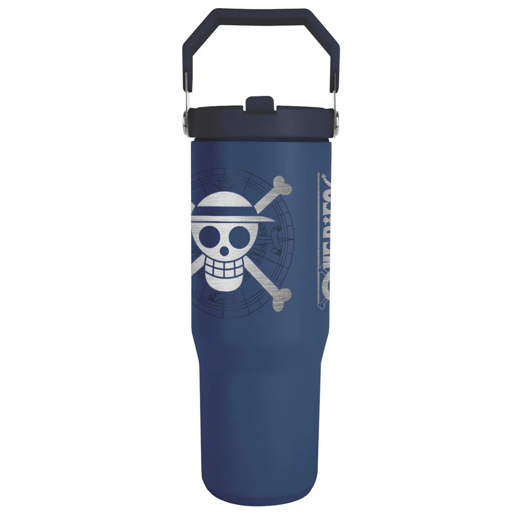 One Piece - Straw Hat Pirate Icon - Iso juomapullo (tumbler)