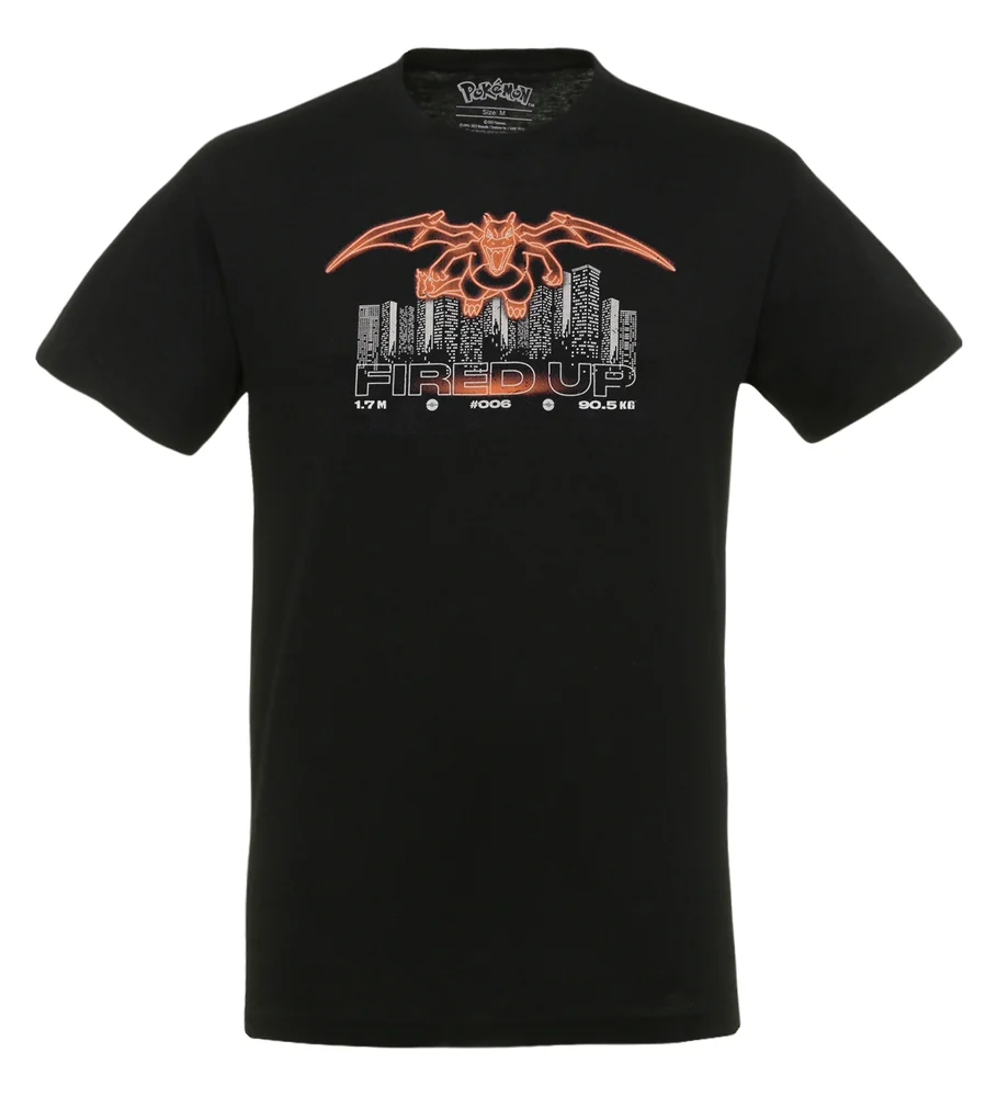Pokémon - Fired Up - T-paita