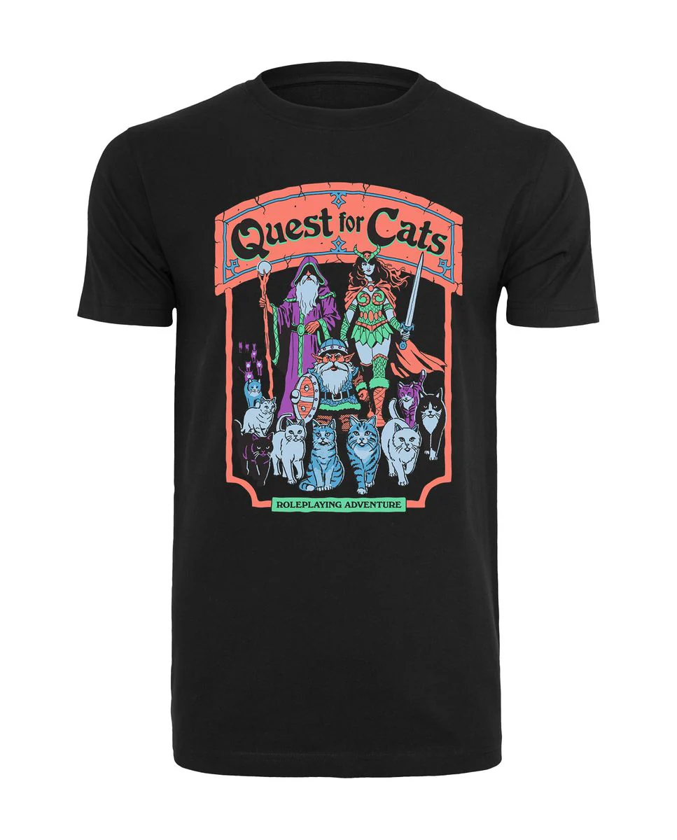 Steven Rhodes - Quest for Cats - T-paita