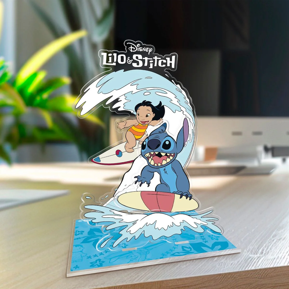 Lilo & Stitch - Surfing - Dioraama (akryylinen)