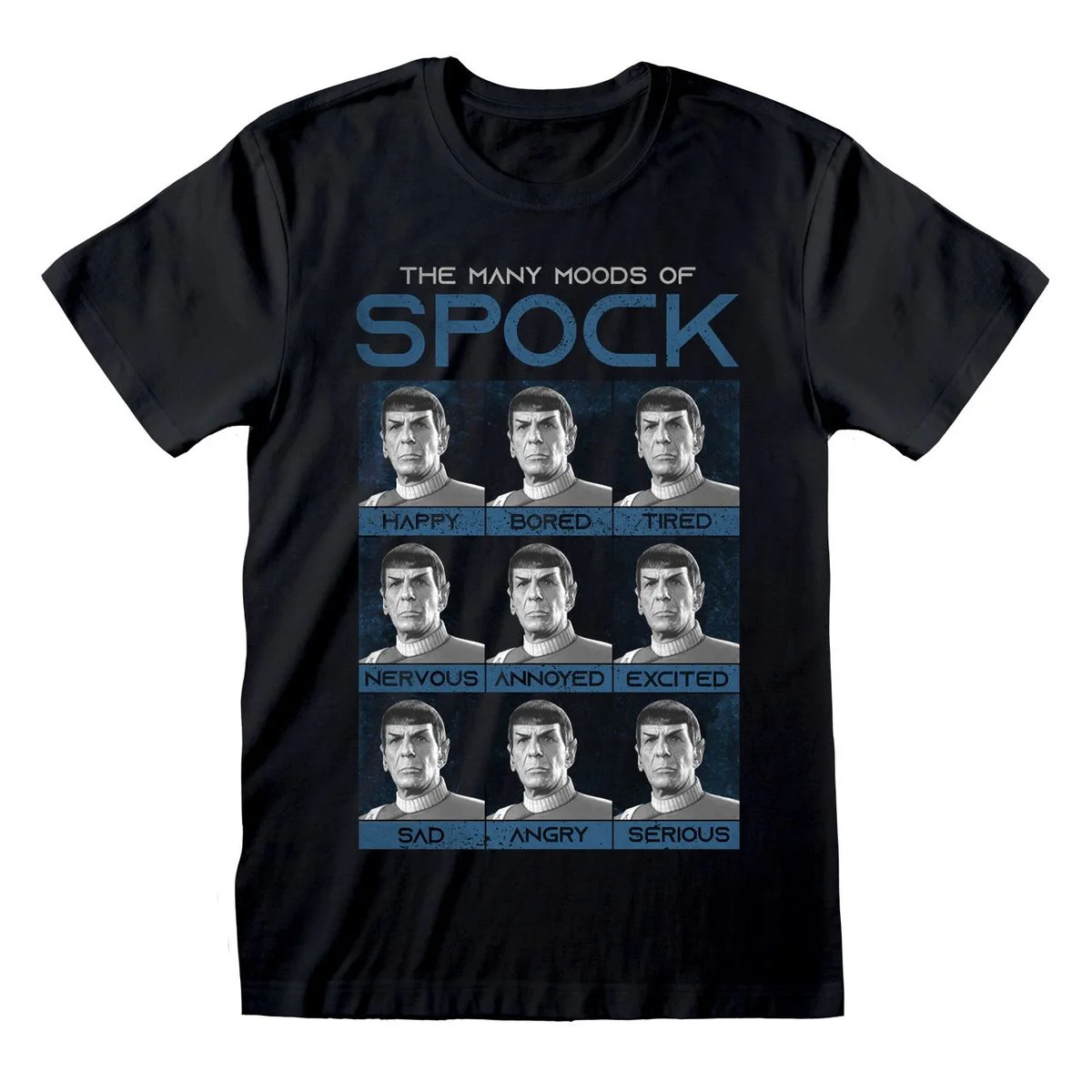 Star Trek - Many Moods of Spook - T-shirt