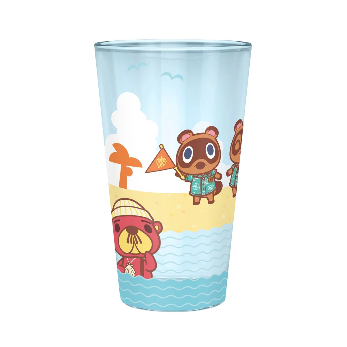 Animal Crossing - Beach Characters - Iso juomalasi (XXL-koko)