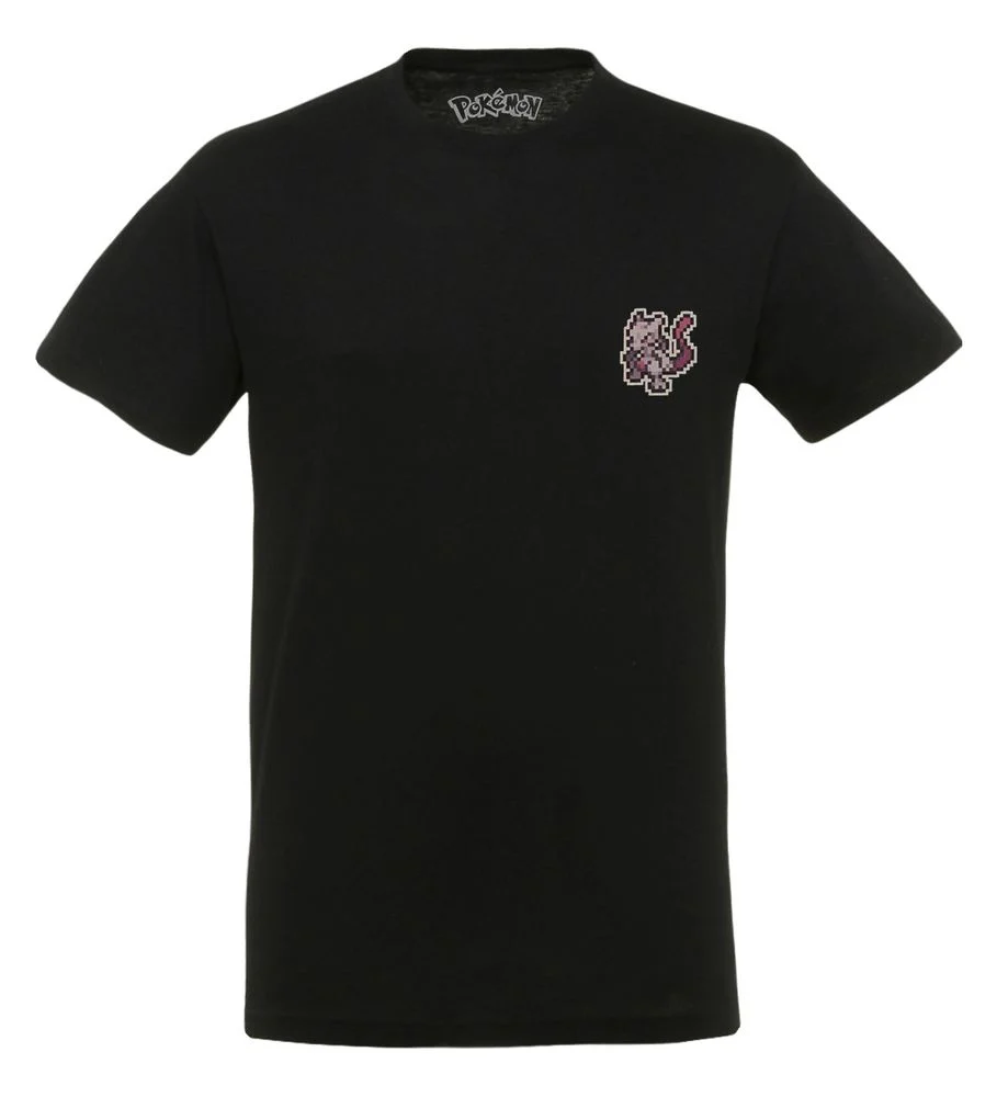 Pokémon - Pixel Mewtwo - T-paita