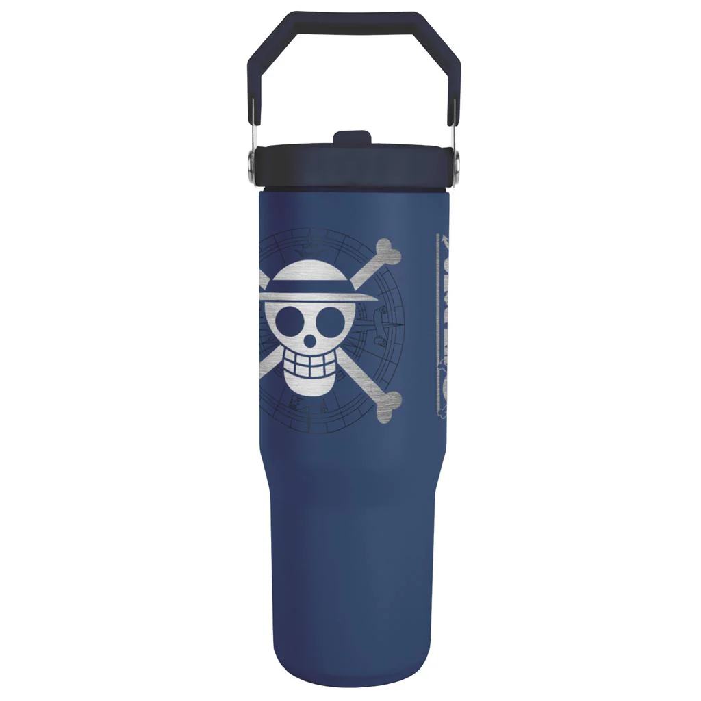 One Piece - Straw Hat Pirate Icon - Iso juomapullo (tumbler)