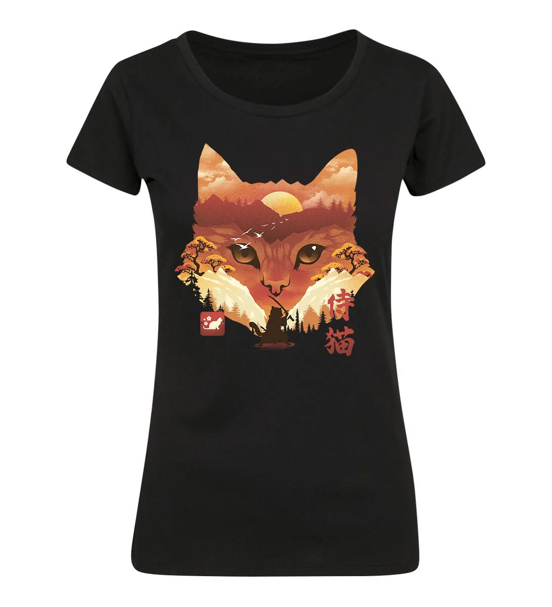 Dan Fajardo - Cat Landscape - Naisten T-paita