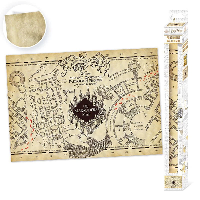 Harry Potter - Marauder's Map - Pergamenttijuliste