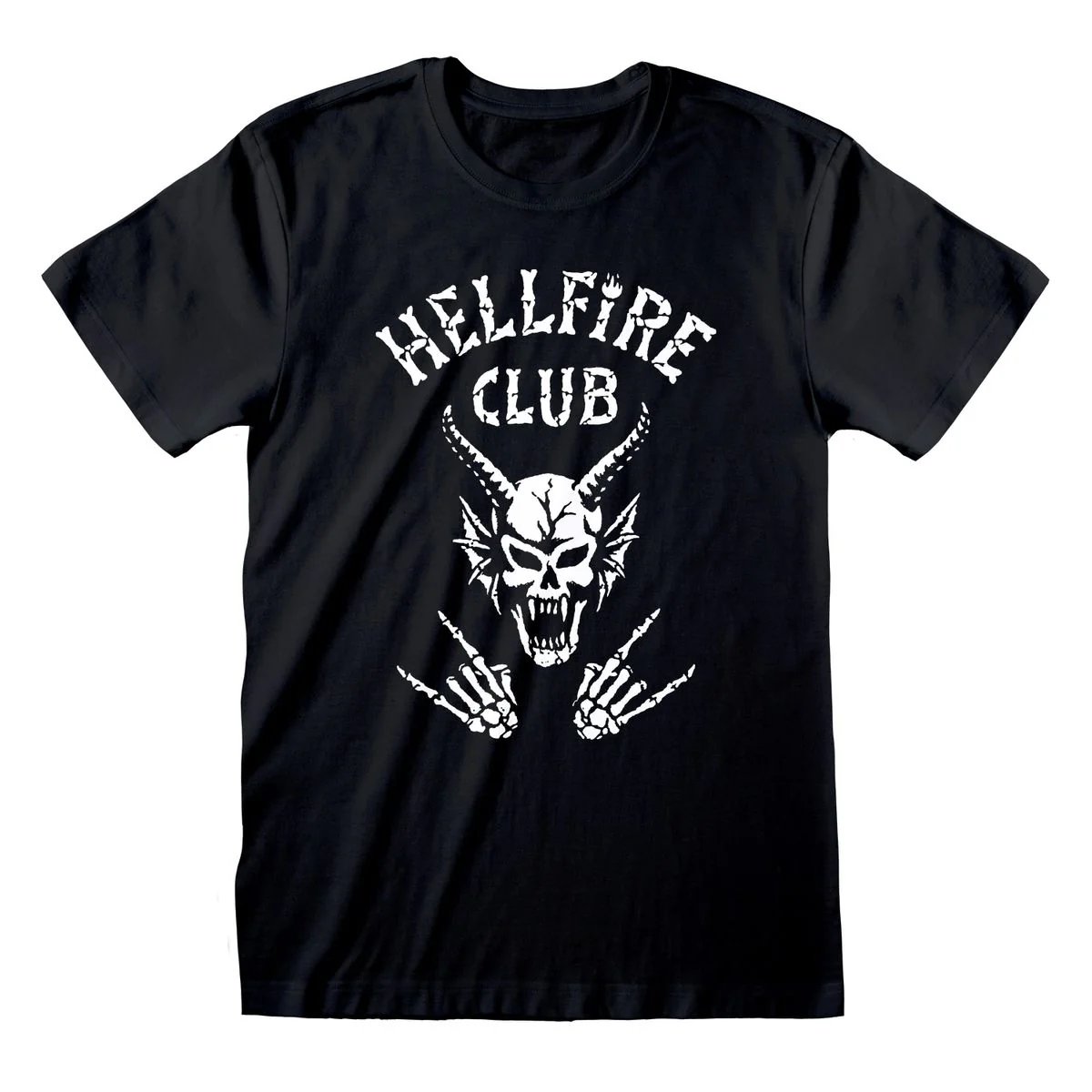 Stranger Things - HFC Skull - T-paita
