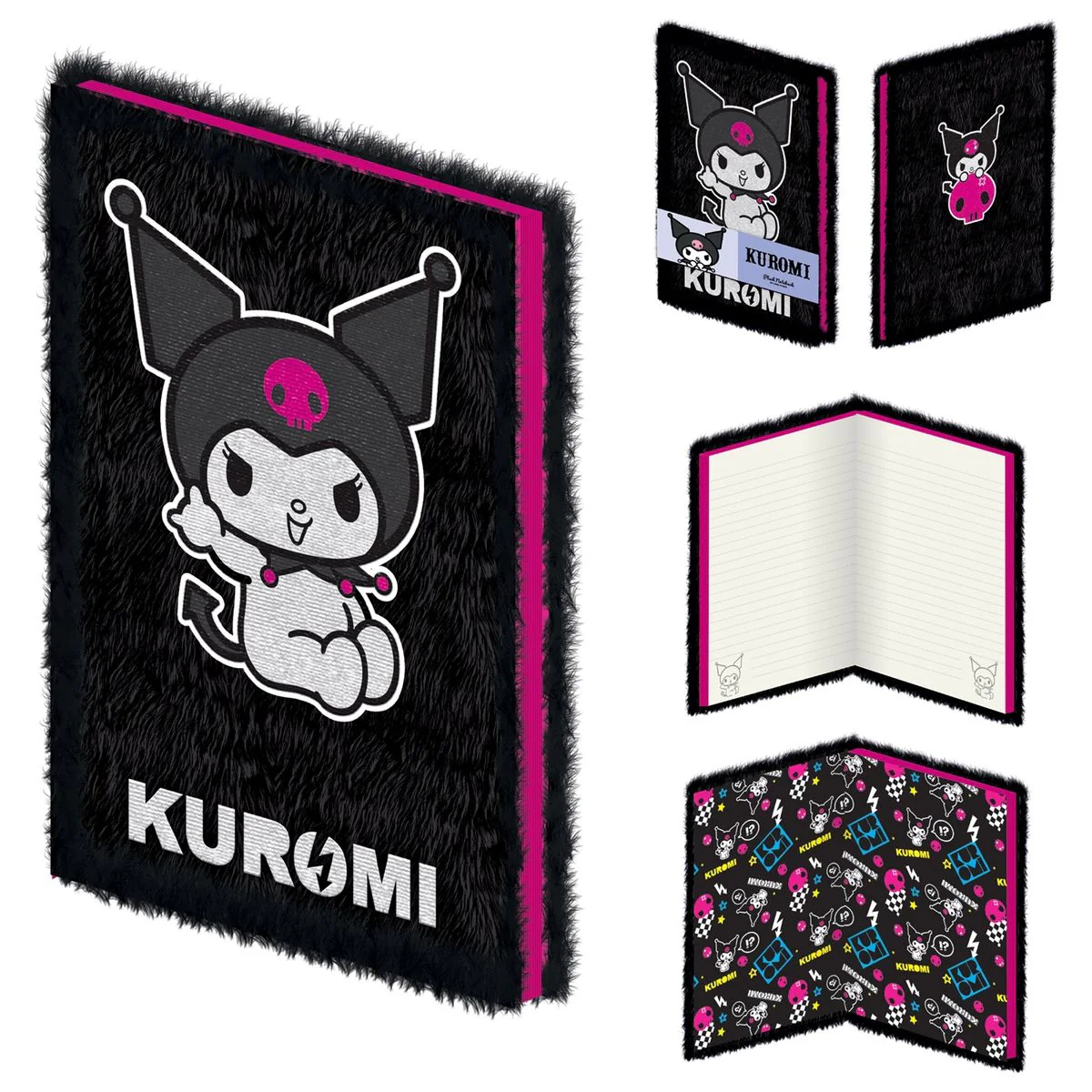 Hello Kitty - Kuromi Rock Out - Muistikirja