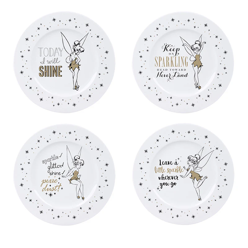 Helinä-keiju - Sparkling - Lautaset (4 kpl lautassetti)