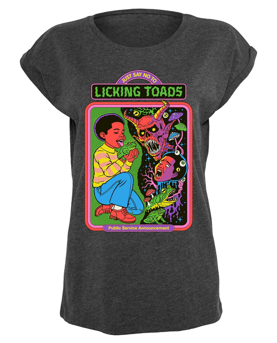 Steven Rhodes - Licking Toad - Naisten T-paita