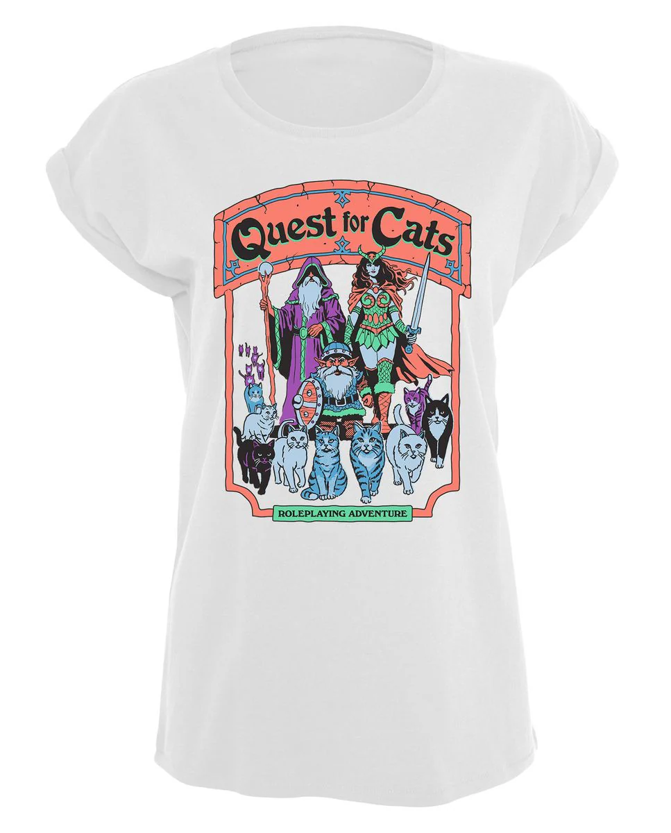 Steven Rhodes - Quest for Cats - Naisten T-paita