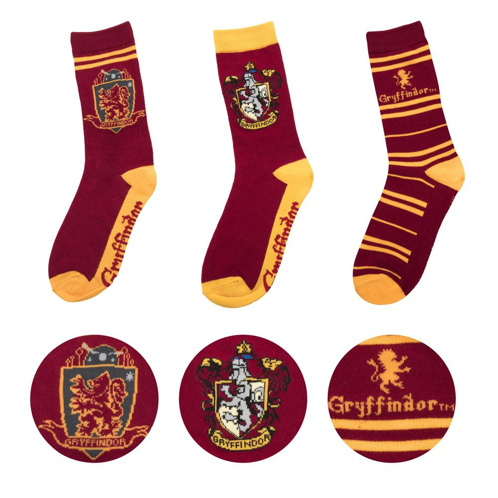 Harry Potter - Gryffindor - Sukat (3 kpl setti)