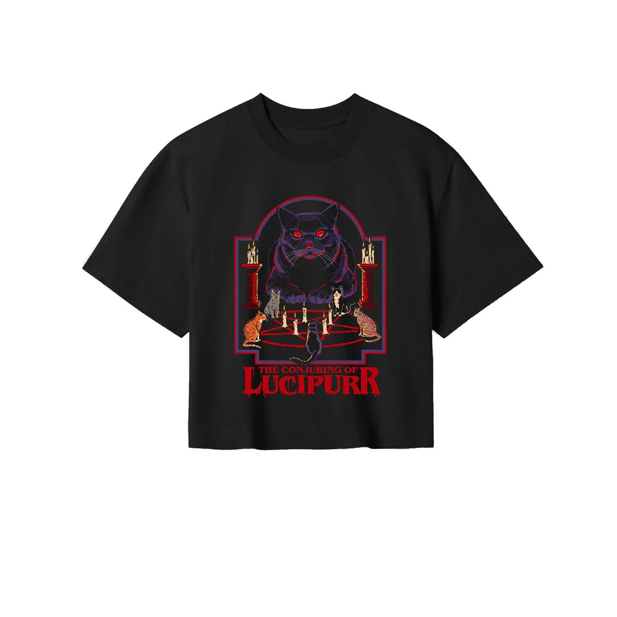 Steven Rhodes - Lucipurr - Lyhyt paita (cropped)