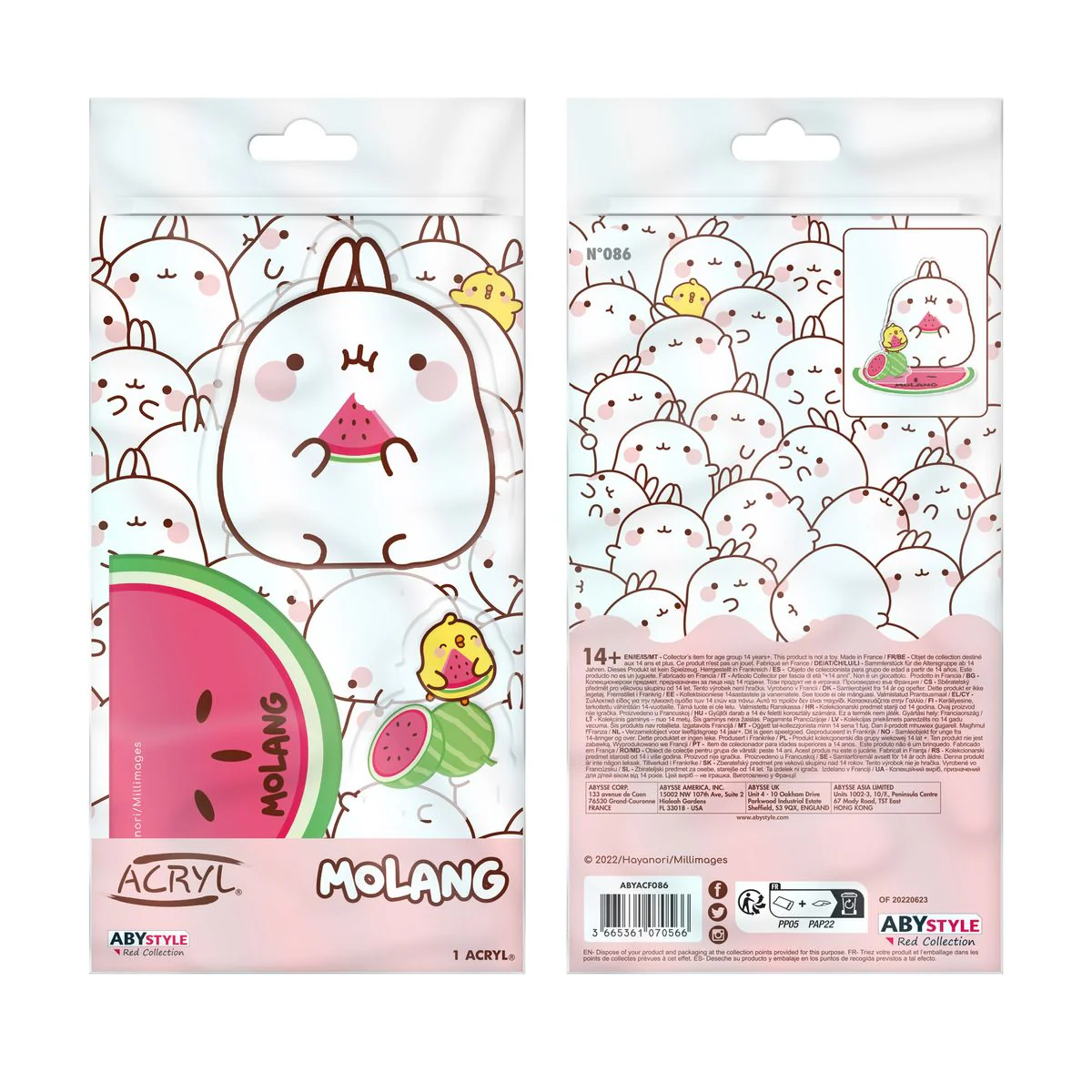 Molang - Watermelon  - Akryylifiguuri (keräilyhahmo)