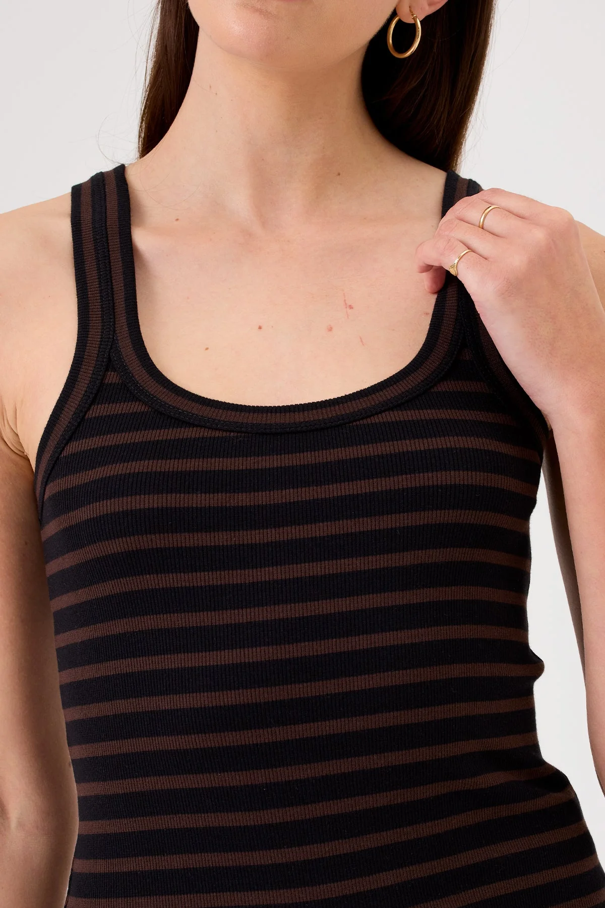 Angeline Striped Tank