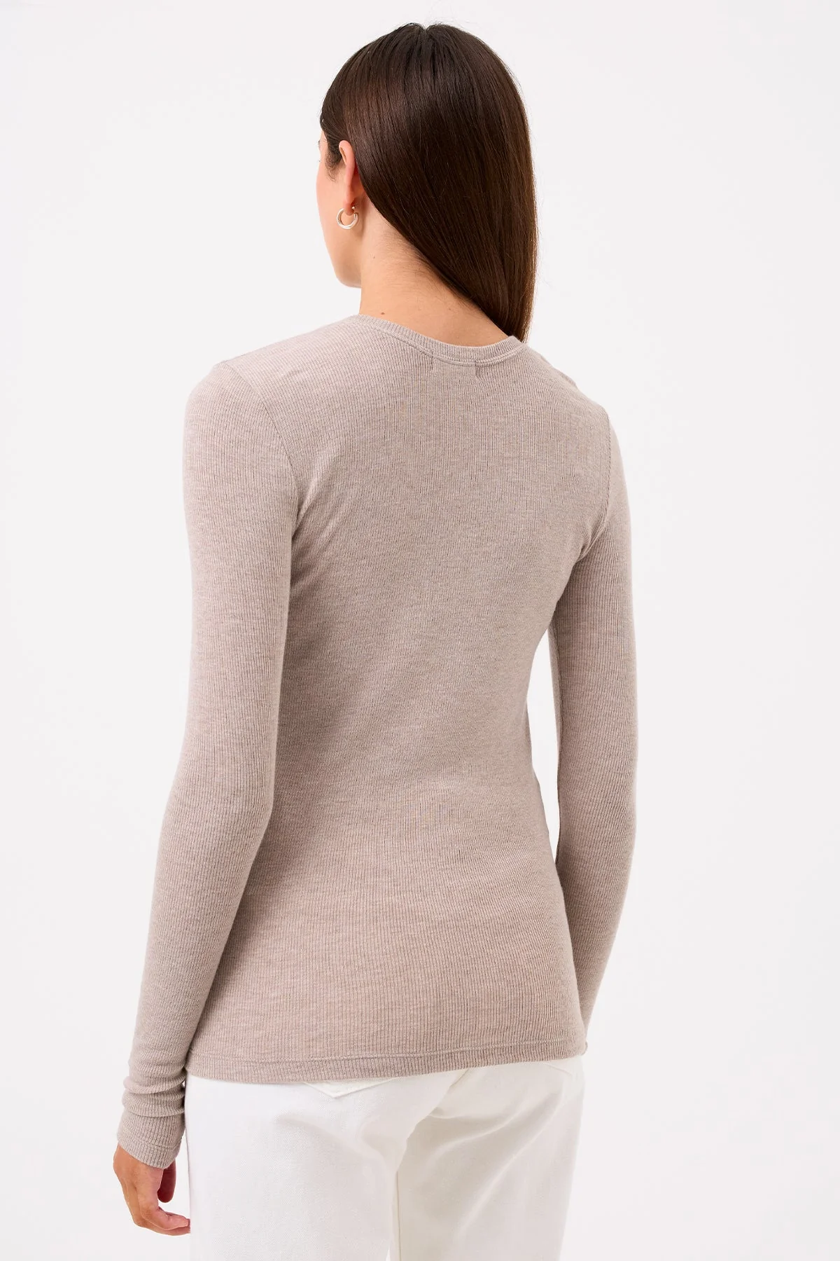 Ribbed Long Sleeve Tee