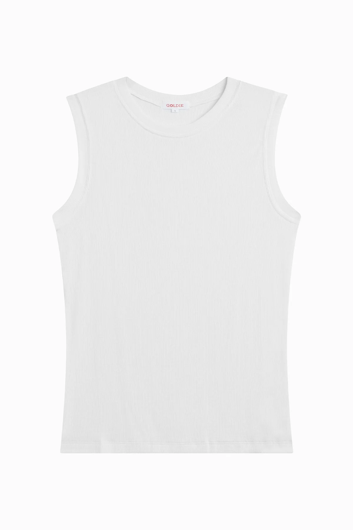 Ribbed Sleeveless Tee