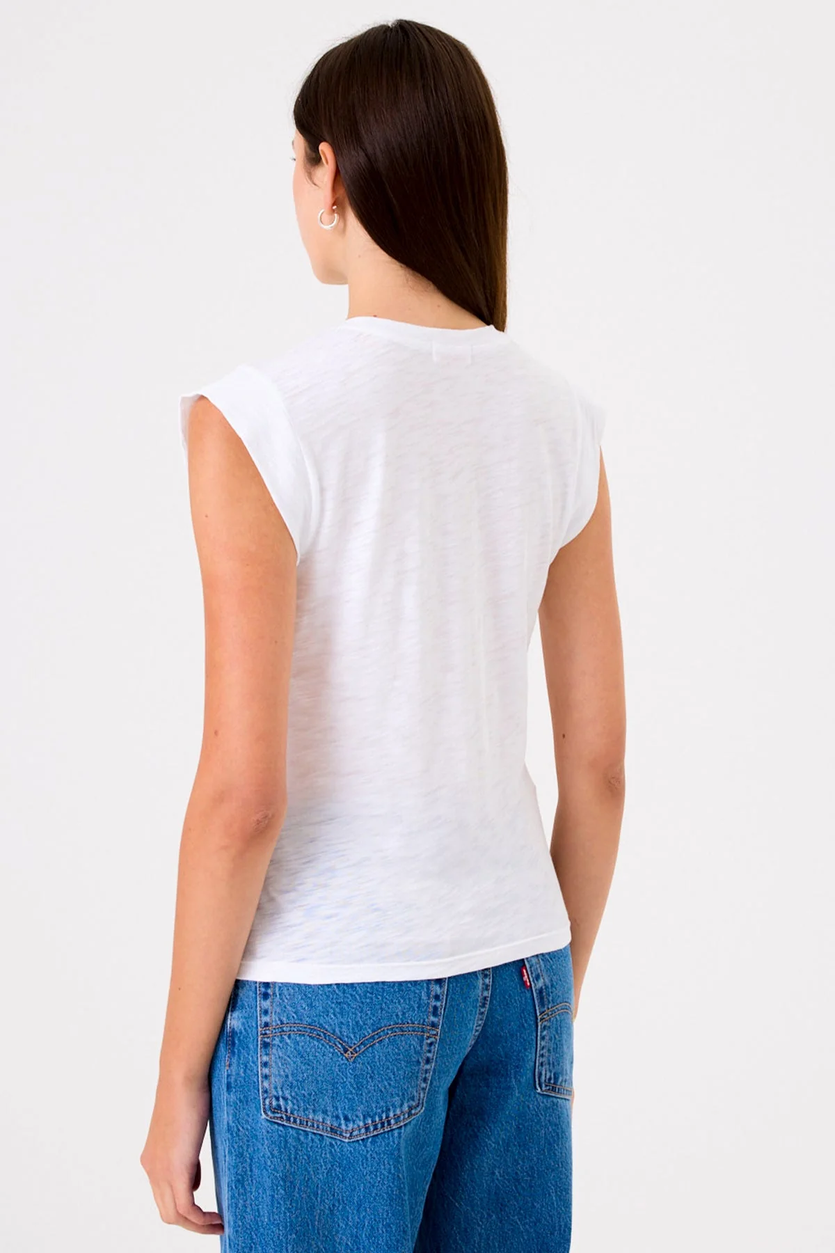 Signature Slub Cap Sleeve Tee