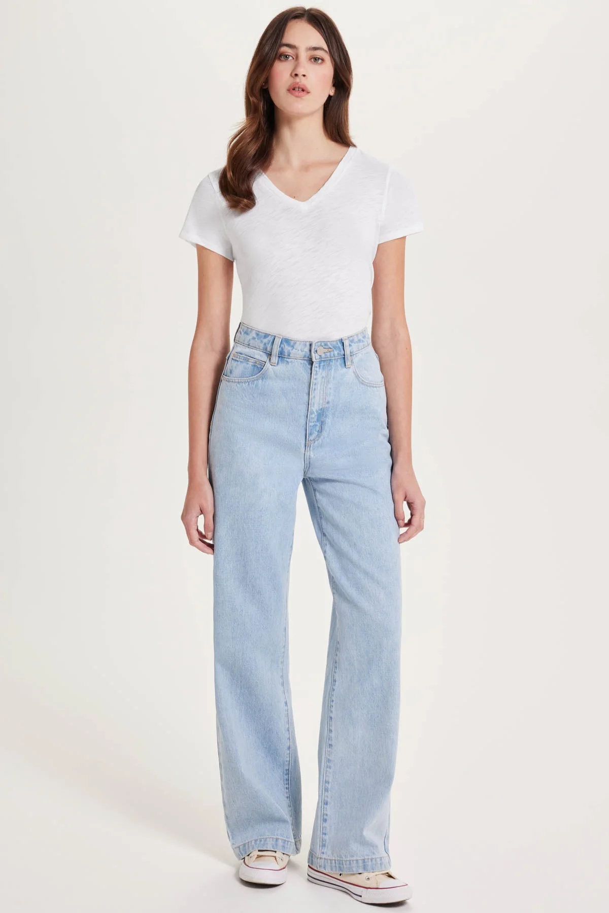 Signature Slub V Neck Boy Tee