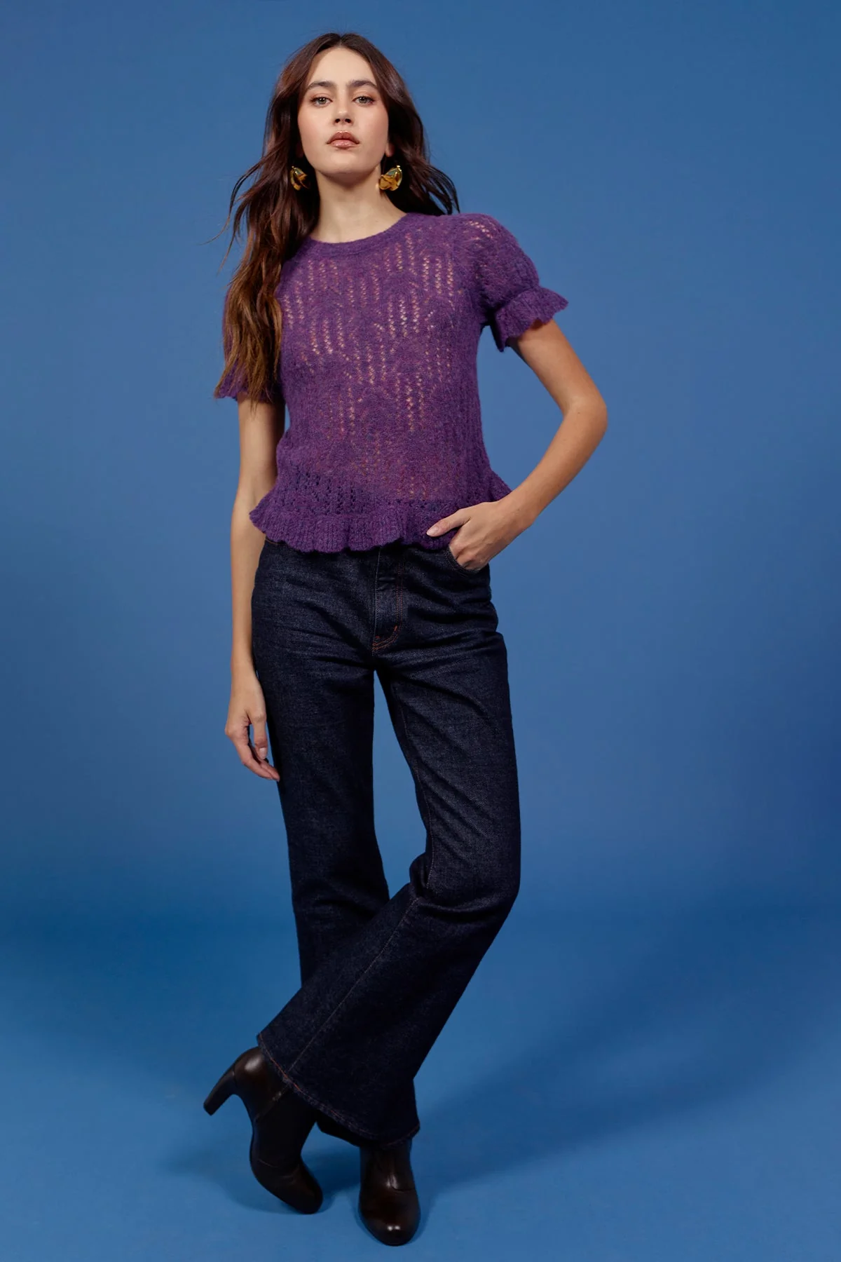 Aurora Puff Sleeve Sweater