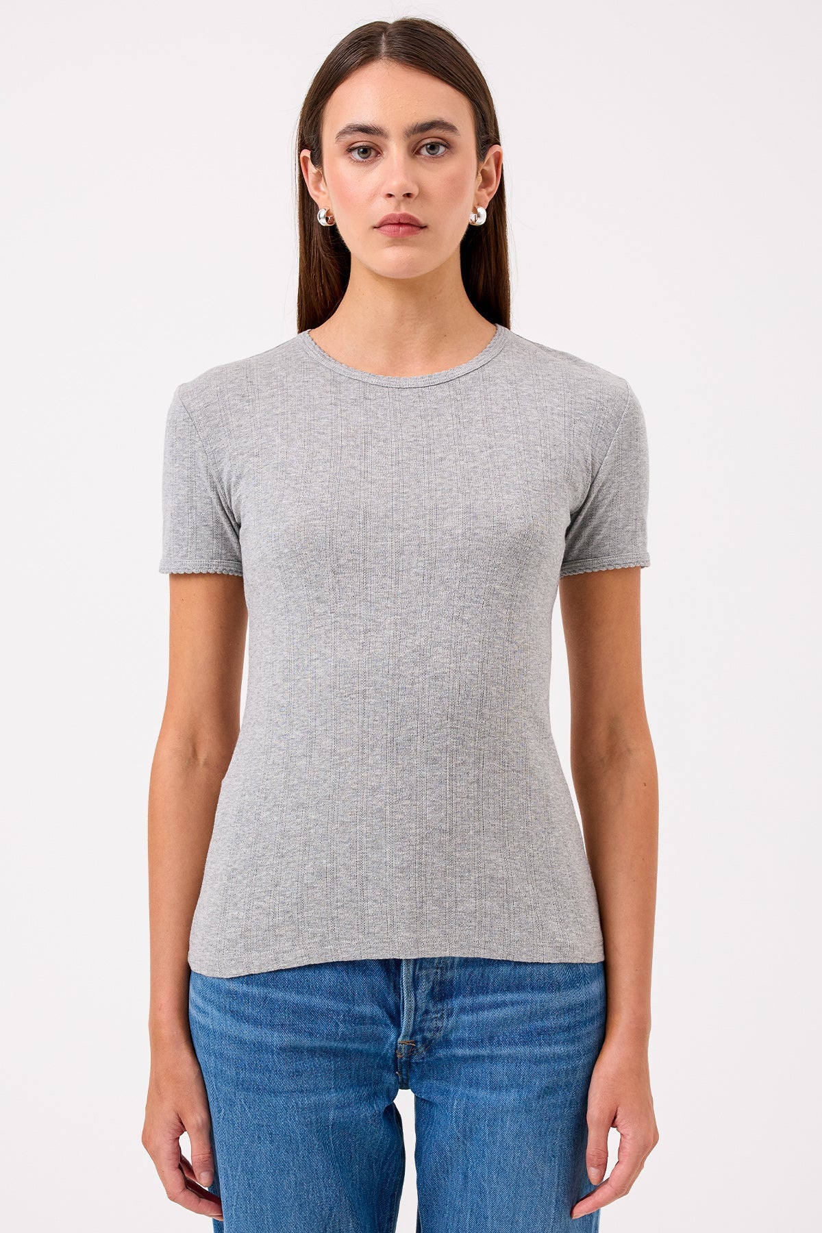 Pointelle Tee