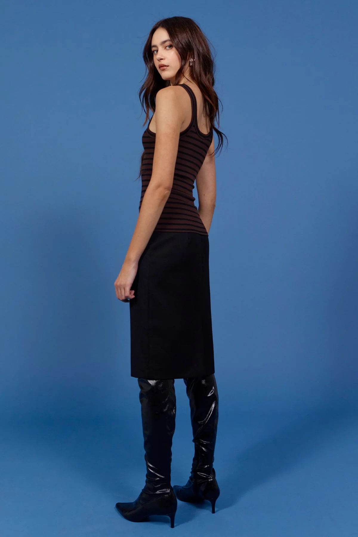 Angeline Striped Tank