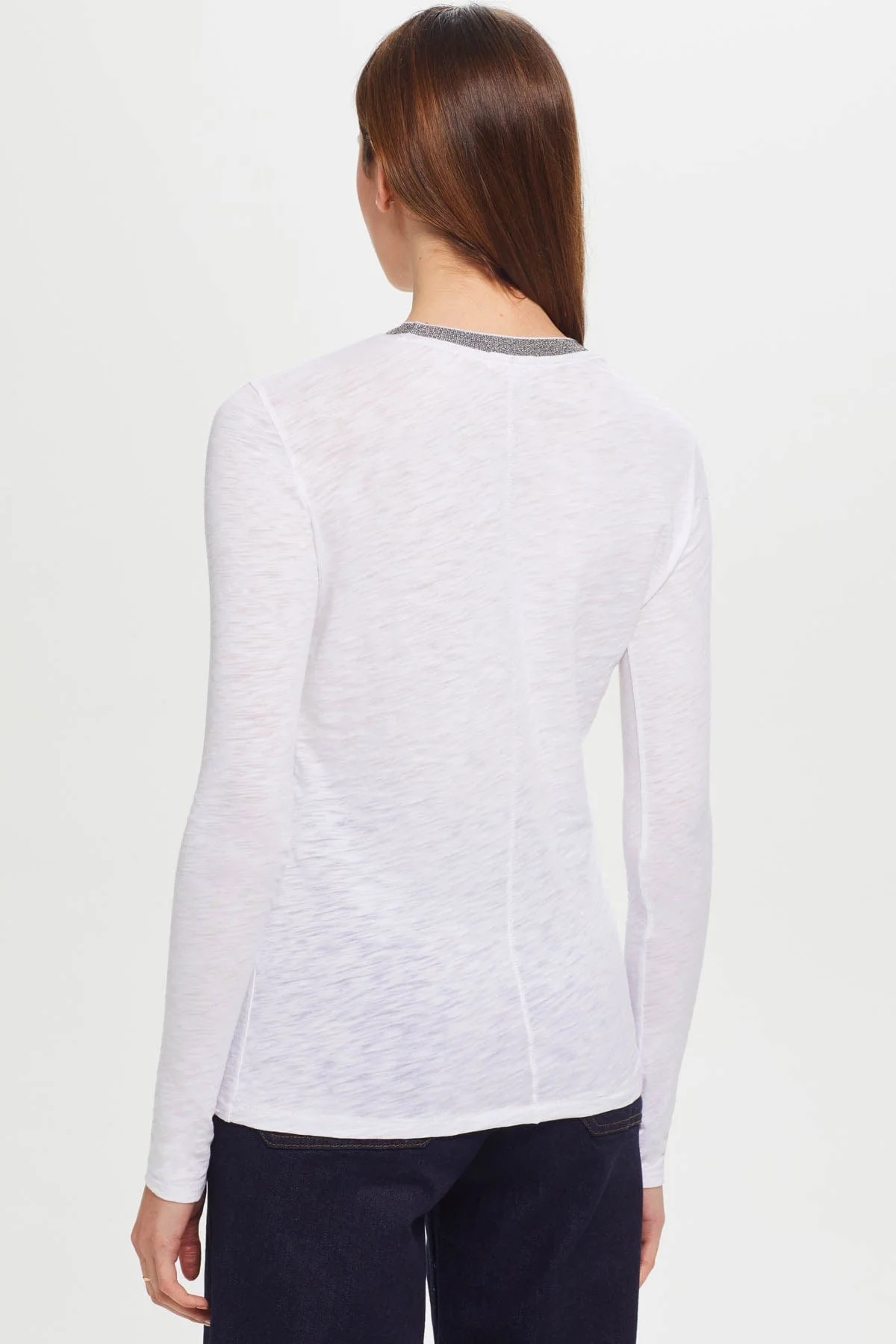 Long Sleeve Pav�� Ringer Tee
