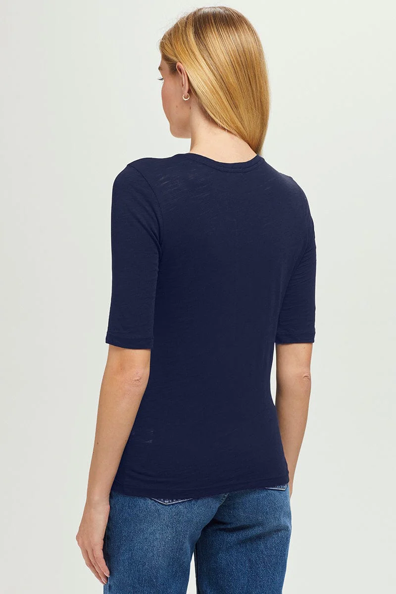 Signature Slub Half Sleeve Tee