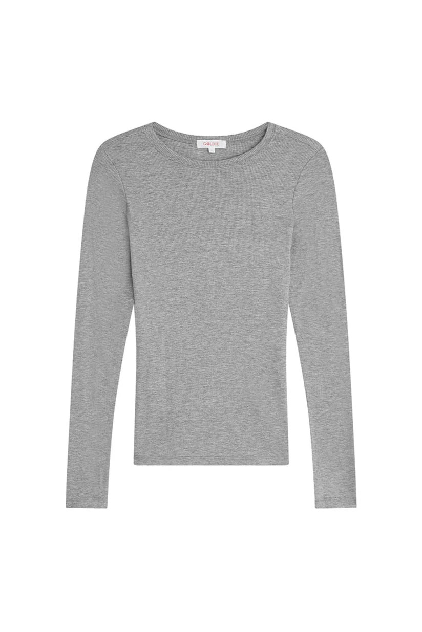 Ribbed Long Sleeve Tee