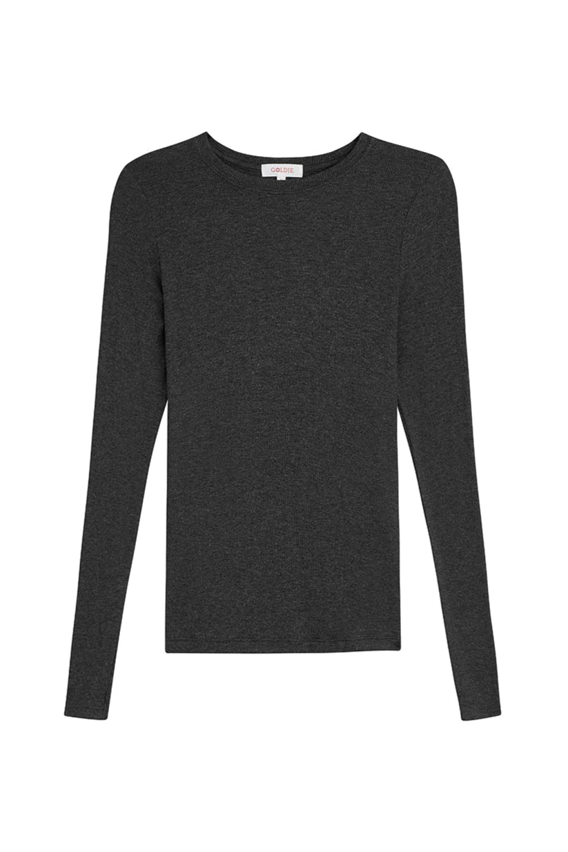 Ribbed Long Sleeve Tee