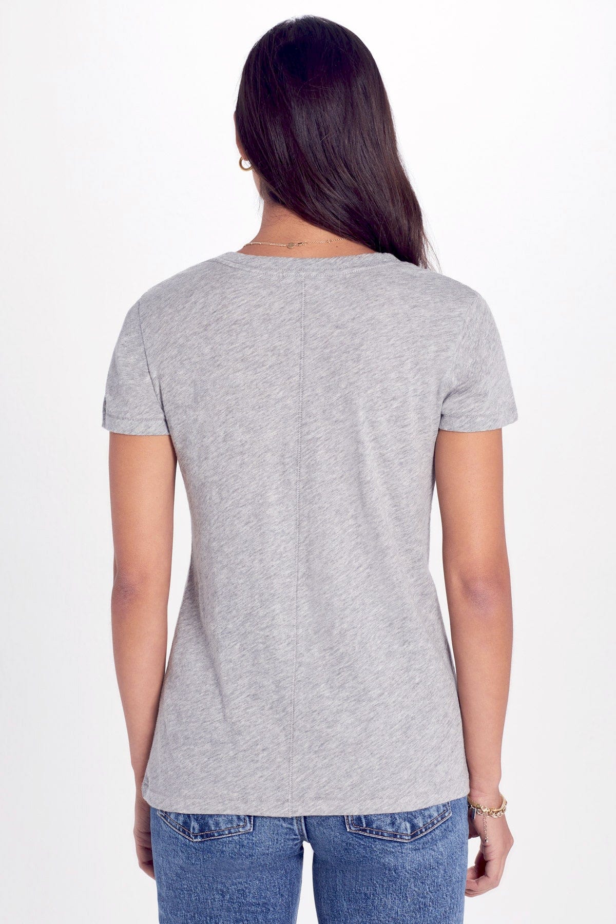 Signature Slub V Neck Tee