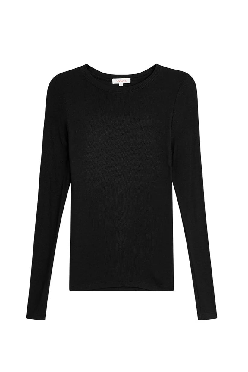 Ribbed Long Sleeve Tee