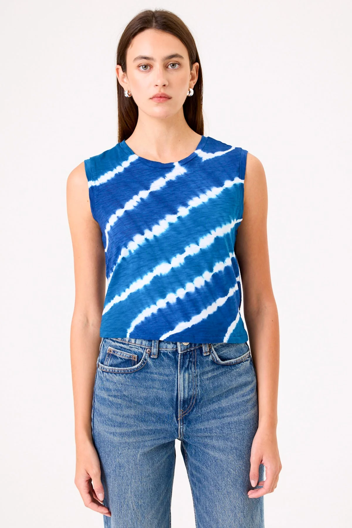 Lightning Tie Dye Crop Tank