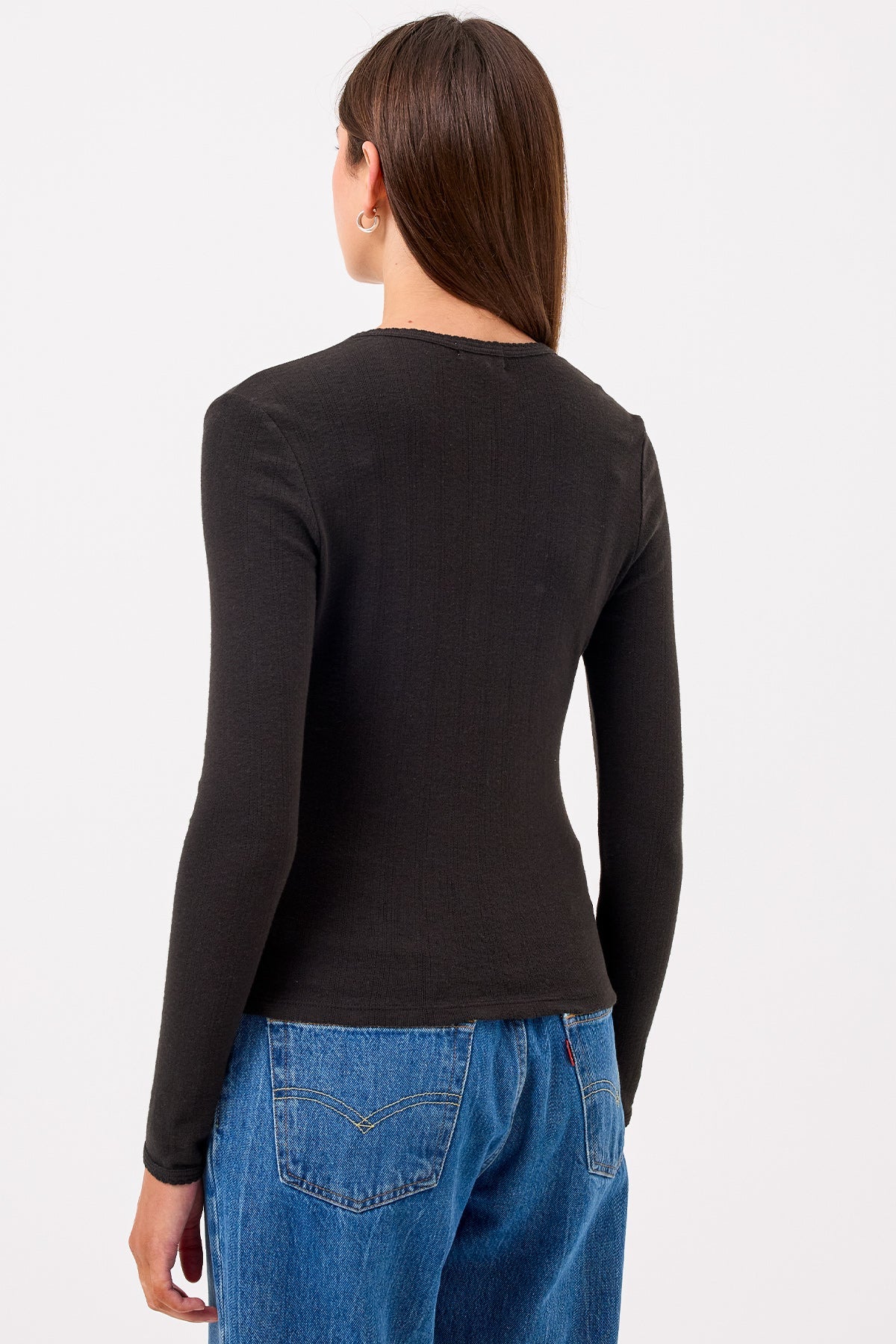 Sloane Pointelle Henley