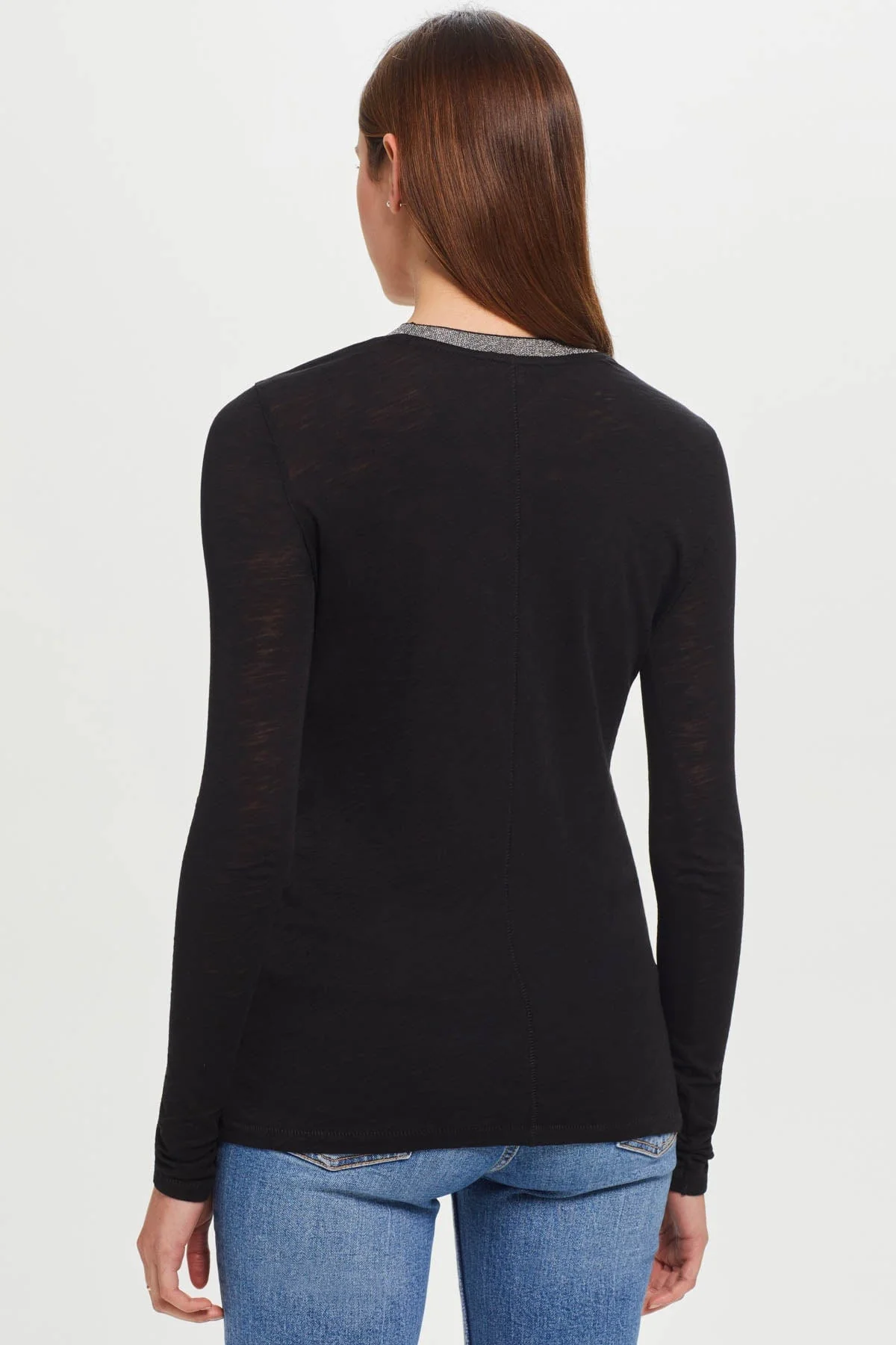 Long Sleeve Pav�� Ringer Tee